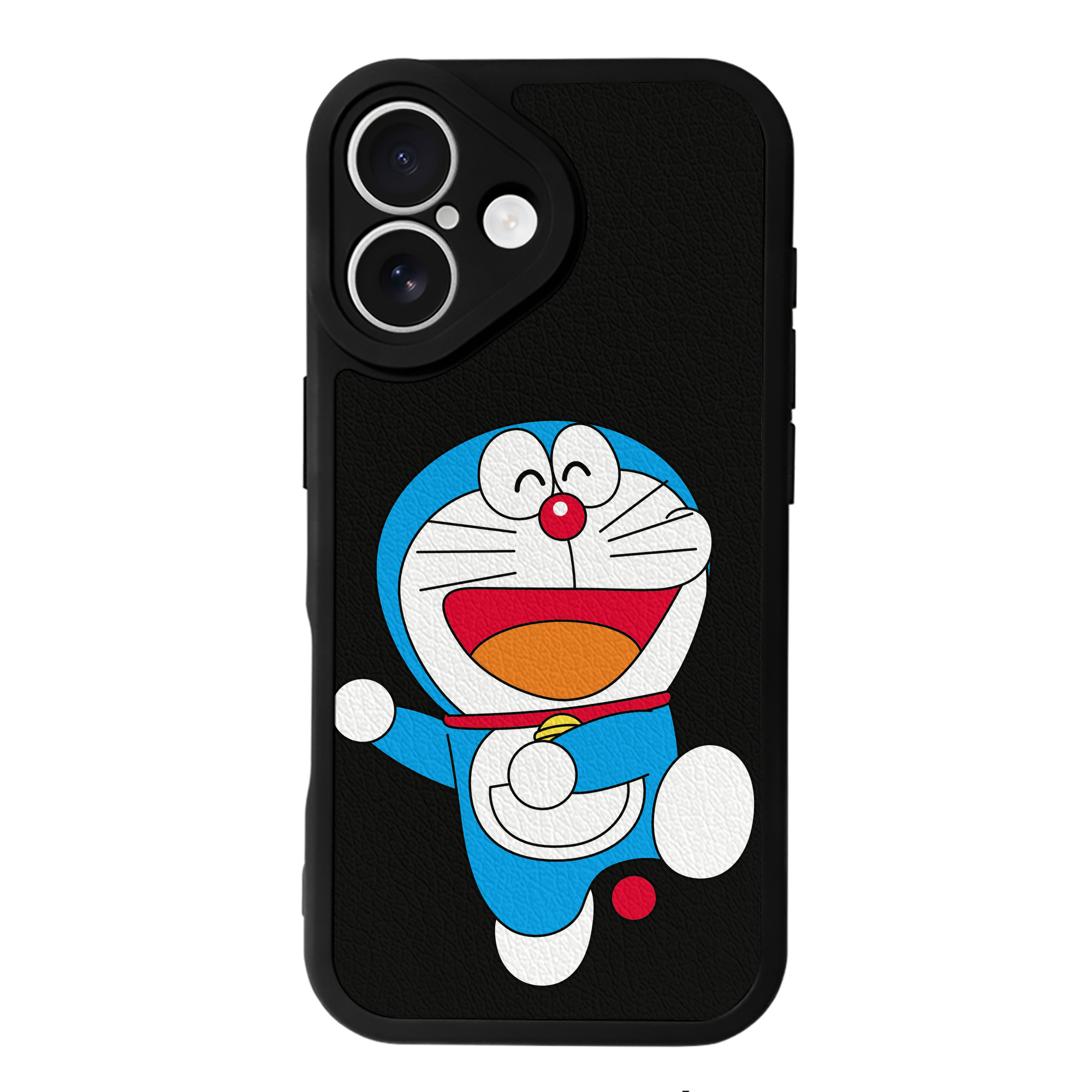 （画像用） ドラえもん Doraemon 【iPhone 16シリーズ対応】シリコンスマホケース（レザー調） 材質：シリコン